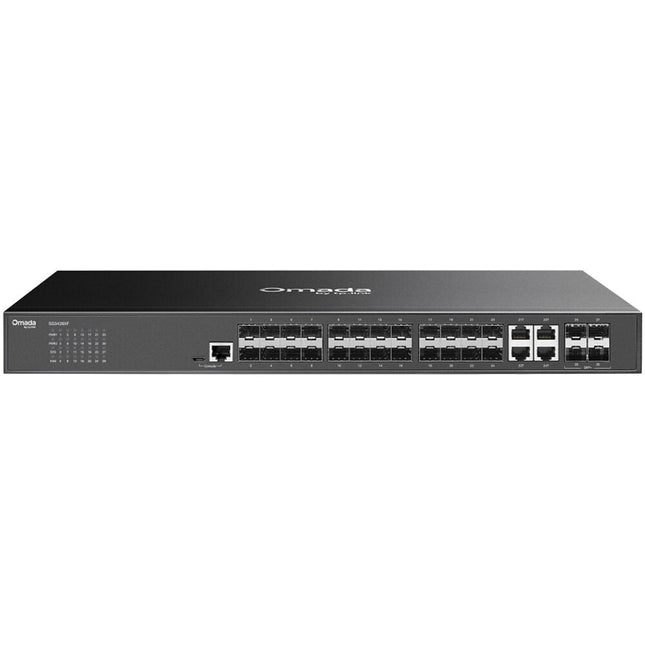 TP-Link Omada Aggregation SG3428XF Switch de Red Gestionado 24 Puertos SFP 128 Gb/s 1+1 Fuente Redundante Rack