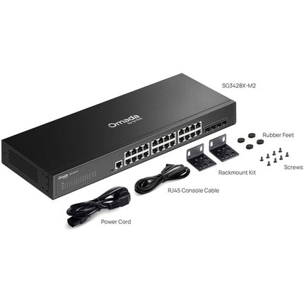 TP-Link Omada Access Pro SG3428X-M2 Switch de Red Gestionado 24 Puertos 2.5G 4 Puertos 10G SFP+ Rackmount