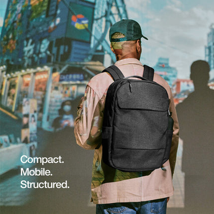 Incase Crosstown Mochila Negra 20L Woolenex Resistente Agua 16" Laptop