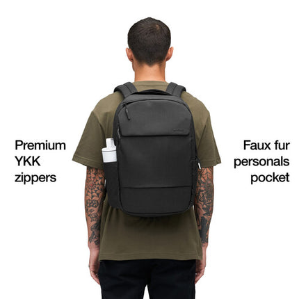 Incase Crosstown Mochila Negra 20L Woolenex Resistente Agua 16" Laptop