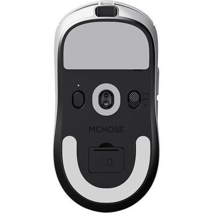MCHOSE A7 V2 Ultra Ratón Inalámbrico Blanco 42000 dpi 8K Hz Polling