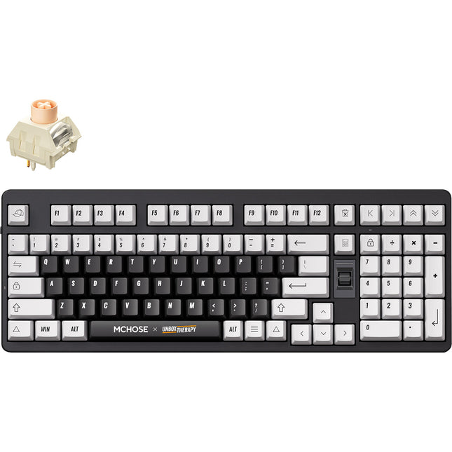 MCHOSE UT98 Unbox Therapy Teclado Classic Therapy premium