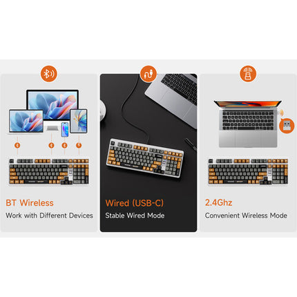 MCHOSE UT98 Unbox Therapy Teclado Classic Therapy premium