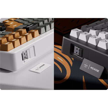 MCHOSE UT98 Unbox Therapy Teclado Classic Therapy premium