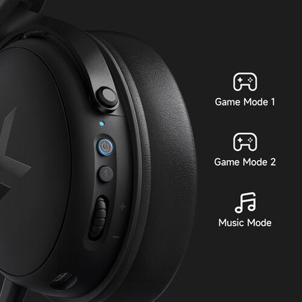 MCHOSE V9 Pro Auriculares Inalámbricos Gaming 53mm Drivers 7.1 Surround Steel Black