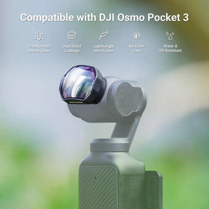 Neewer LS-84 Teleconvertidor 2x para Cámaras DJI Osmo Pocket 3 4 Xtra