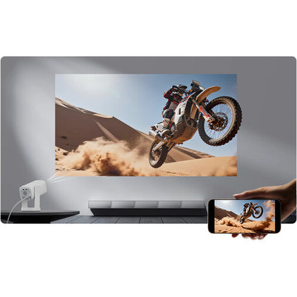 wanbo Cube 1 Proyector LED HD 350 lúmenes 1280x720 Azul cielo con Android TV