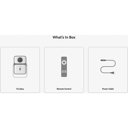 wanbo T2 Ultra Proyector LED Full HD 500 Lúmenes Blanco con Android TV
