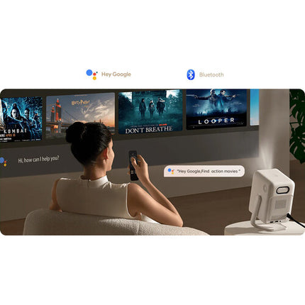 wanbo T2 Ultra Proyector LED Full HD 500 Lúmenes Blanco con Android TV