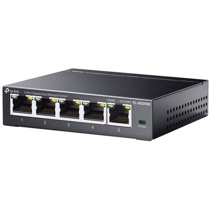 TP-Link TL-SG205E Switch de Red Gestionado 5 Puertos Gigabit 10 Gb/s 4Mb Memoria