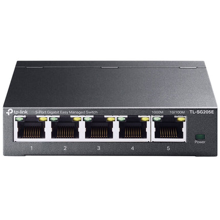 TP-Link TL-SG205E Switch de Red Gestionado 5 Puertos Gigabit 10 Gb/s 4Mb Memoria