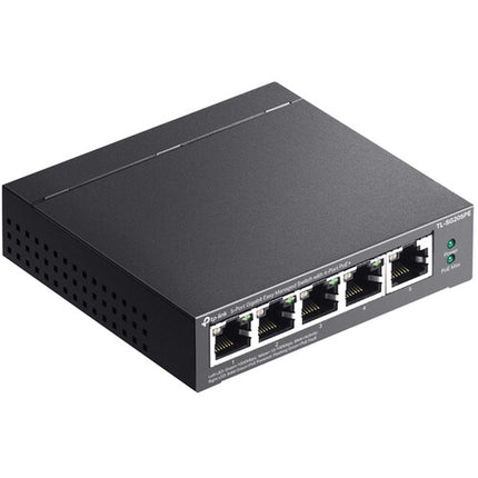 TP-Link TL-SG205PE Switch de Red Gestionado 5 Puertos Gigabit 65W PoE+