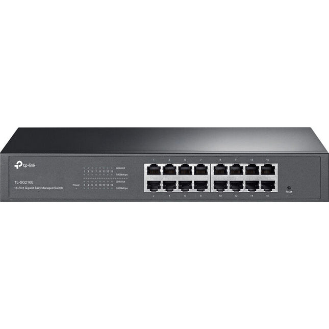 TP-Link TL-SG216E Switch de Red Gestionado 16 Puertos Gigabit 32 Gb/s Rack Mount