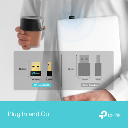 TP-Link UB600 Adaptador USB Bluetooth 6.0 Hasta 7 Conexiones Simultáneas