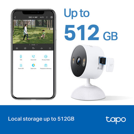 TP-Link Tapo C113 Cámara Wi-Fi Exterior 2K Visión Nocturna 40 pies 3-Pack