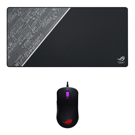 ASUS ROG Harpe Mini Core Ratón con Cable 12000 dpi Kit Mousepad 35x17 pulgadas