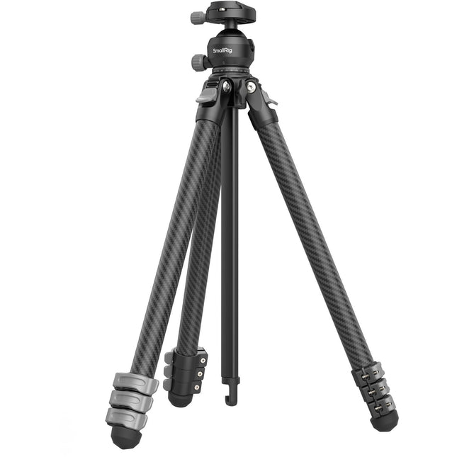 SmallRig 5876 Trípode Fotográfico Portátil Fibra Carbono 63.6" 11lb con Soporte Móvil