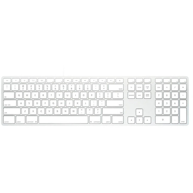 Matias Teclado Alámbrico USB-C de Aluminio para Mac con Hub USB 2.0