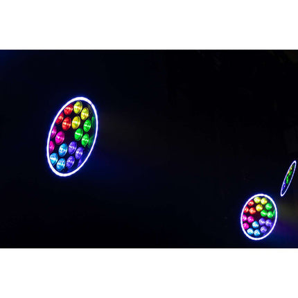 ColorKey Halo Par HEX 18P RGBAW+UV LED Luz Wash 18x10W 25° Beam Angle