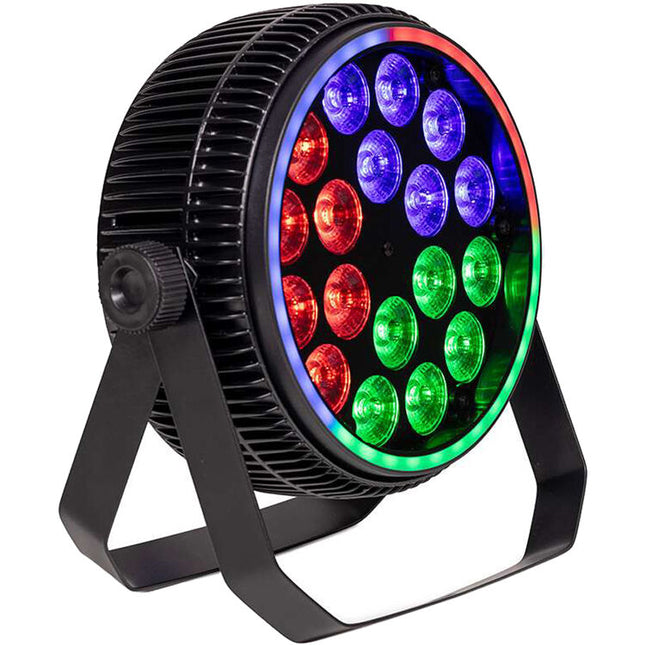 ColorKey Halo Par HEX 18P RGBAW+UV LED Luz Wash 18x10W 25° Beam Angle