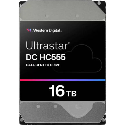 WD 16TB Ultrastar HC555 Disco Duro Centro de Datos 7200 rpm 512MB Caché SATA III
