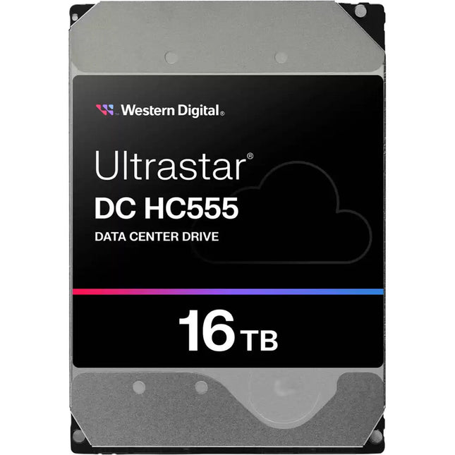 WD 16TB Ultrastar HC555 Disco Duro Centro de Datos 7200 rpm 512MB Caché SATA III