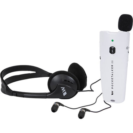 Williams Sound Pocketalker 2.0 Amplificador Personal Ligero Micrófono Auriculares y Auriculares In Ear