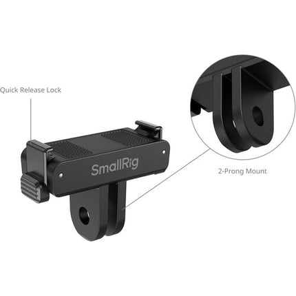 SmallRig Selfie Stick para DJI Osmo Action 6 y Nano con Mini Trípode y Adaptador Magnético telescópico 20 a 94 cm