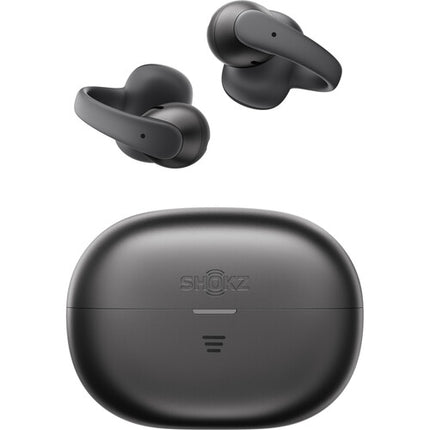 SHOKZ OpenDots Air Auriculares Clip-On Abiertos Negro 9 Horas IP55