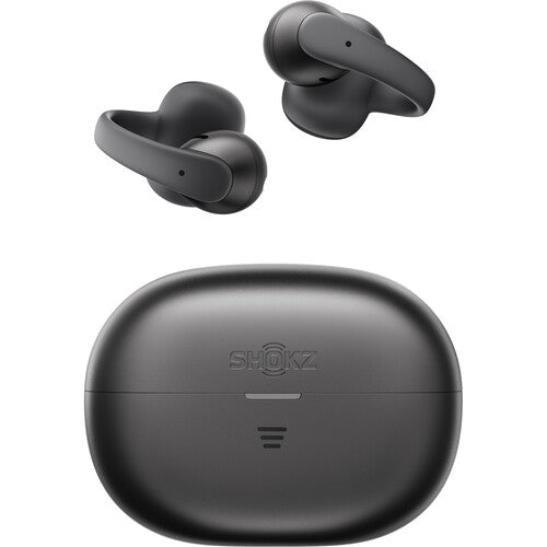 SHOKZ OpenDots Air Auriculares Clip-On Abiertos Negro 9 Horas IP55