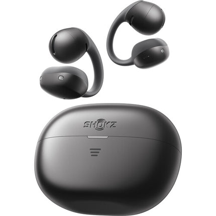 SHOKZ OpenDots Air Auriculares Clip-On Abiertos Negro 9 Horas IP55