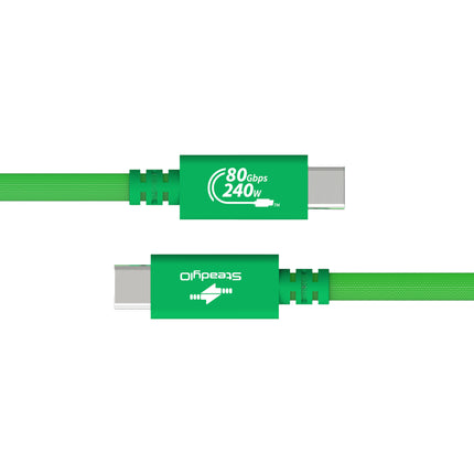 Glyph Technologies Connect+ USB4 Cable 6.6 pies 80 Gb/s 240W Power Delivery