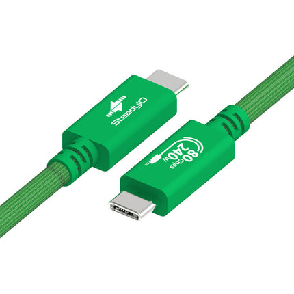 Glyph Technologies Connect+ USB4 Cable 6.6 pies 80 Gb/s 240W Power Delivery