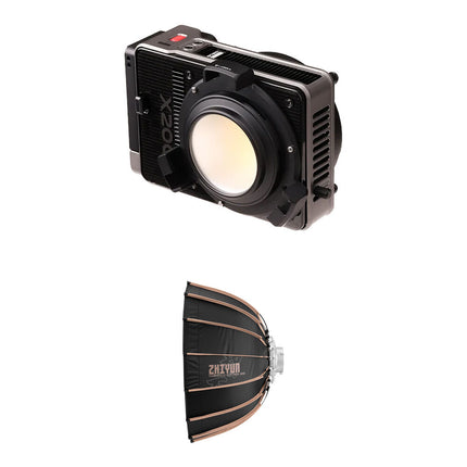 Zhiyun Molus X200 Luz LED Bi-Color COB con Softbox 8900 Lux y Control Bluetooth