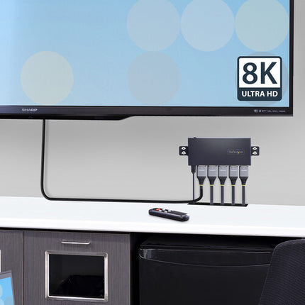 StarTech 4x1 HDMI 2.1 Switch con soporte 8K60 y 48 Gb/s velocidad