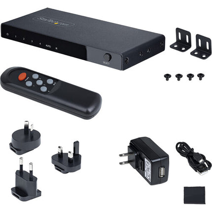 StarTech 4x1 HDMI 2.1 Switch con soporte 8K60 y 48 Gb/s velocidad