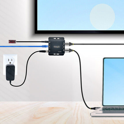 StarTech UHD 4K30 HDMI Extensor sobre Cat 5 6 Kit 130 pies con PoC