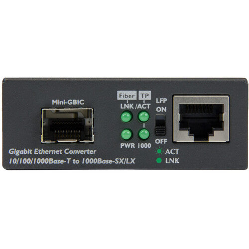 StarTech Convertidor Gigabit Ethernet fibra 10/100/1000 Mb/s SFP