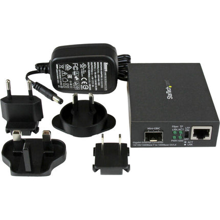 StarTech Convertidor Gigabit Ethernet fibra 10/100/1000 Mb/s SFP