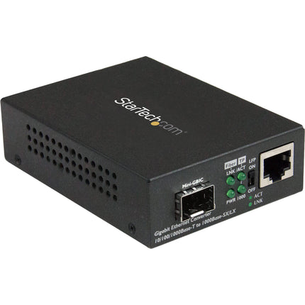 StarTech Convertidor Gigabit Ethernet fibra 10/100/1000 Mb/s SFP
