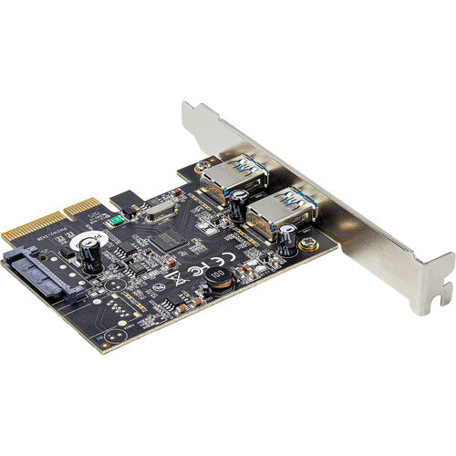 StarTech Tarjeta PCIe 3.0 2 Puertos USB-A 3.2 Gen 2 con Conexión SATA