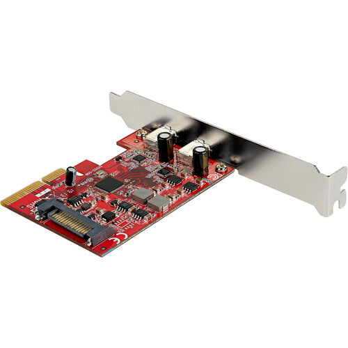 StarTech Tarjeta PCIe 3.0 2 Puertos USB-C 3.2 Gen 2 Conexión x4