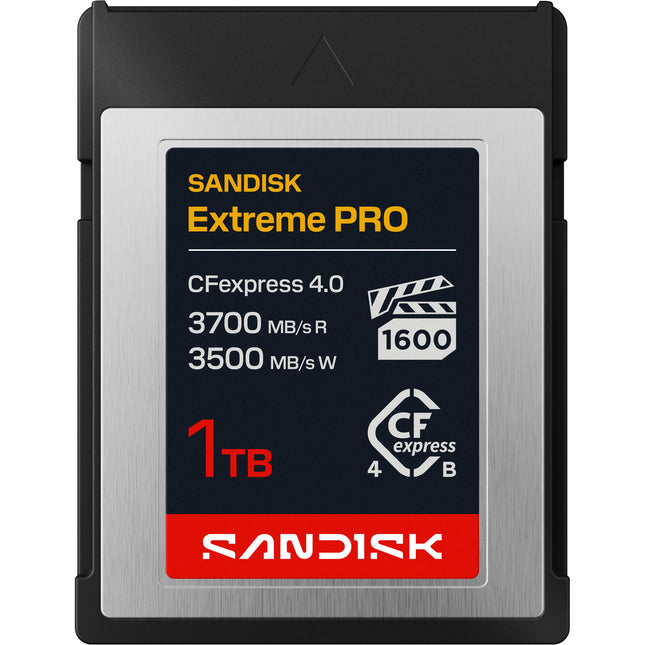 SanDisk 1TB Extreme PRO CFexpress 4.0 Tipo B Tarjeta de Memoria 3500 MB/s Velocidad de Lectura 3100 MB/s Velocidad de Escritura