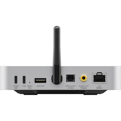 FiiO SR11 Receptor de Música Streaming Plata Ethernet Gigabit Wi-Fi Dual Band 768 kHz 32-Bit