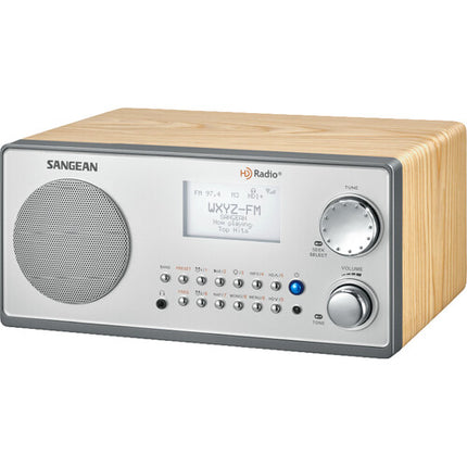 Sangean HDR-18 Radio de Mesa HD AM FM con Altavoz 7W y Pantalla LCD