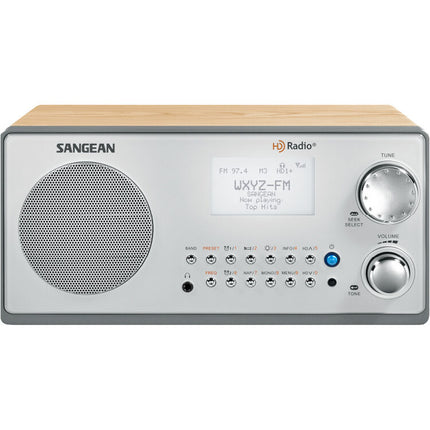 Sangean HDR-18 Radio de Mesa HD AM FM con Altavoz 7W y Pantalla LCD