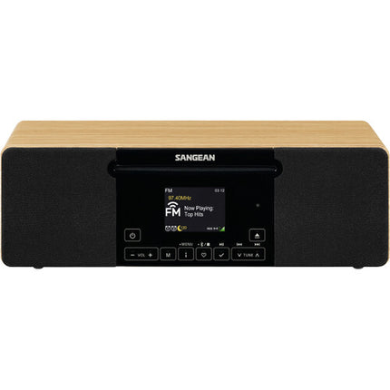 Sangean WR-60 Radio de Madera con AM/FM 20 Presets Bluetooth 5.2