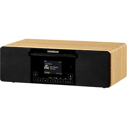 Sangean WR-60 Radio de Madera con AM/FM 20 Presets Bluetooth 5.2