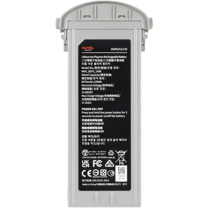 Batería Autel Robotics para EVO Max Dron 8070mAh 42 Minutos Vuelo 2-Pack