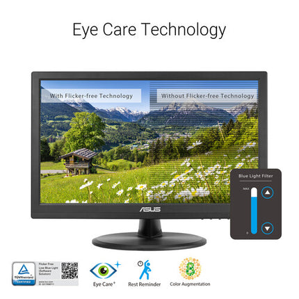 ASUS VT169HE Monitor táctil 15.6" Full HD IPS 10 puntos y HDMI